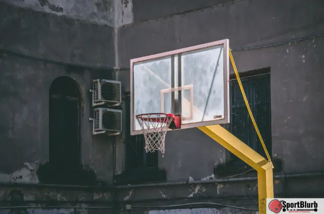 Net On A Basketball Hoop