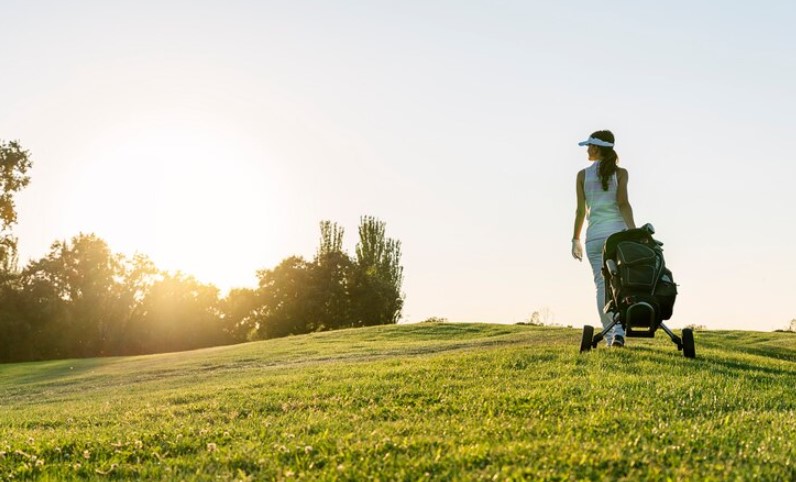 Who is a beverage cart girl at golf courses